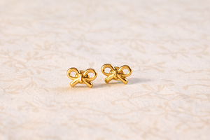 Belle Bow Stud Earrings